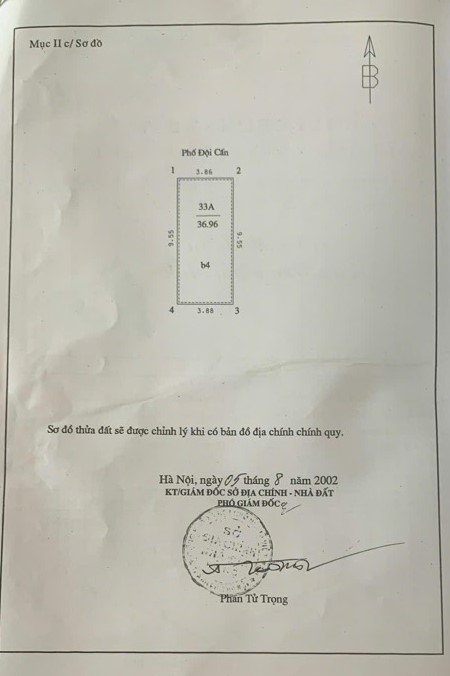 BÁN NHÀ MẶT PHỐ ĐỘI CẤN - ĐANG KINH DOANH TỐT - VỈA HÈ 3M - DÙNG ĐƯỢC CẢ VỈA HÈ ĐỐI DIỆN