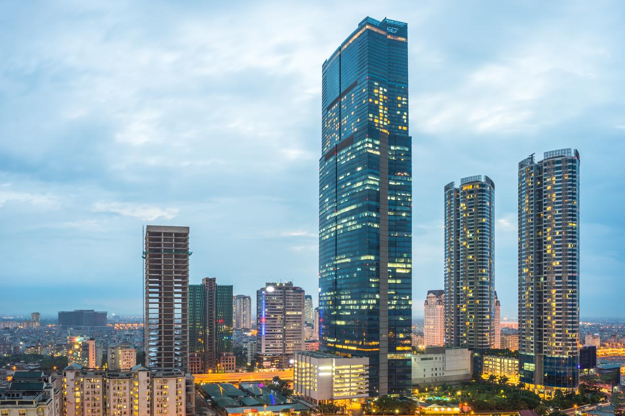 Toà tháp Keangnam Landmark là tổ hợp căn hộ, văn phòng dịch vụ