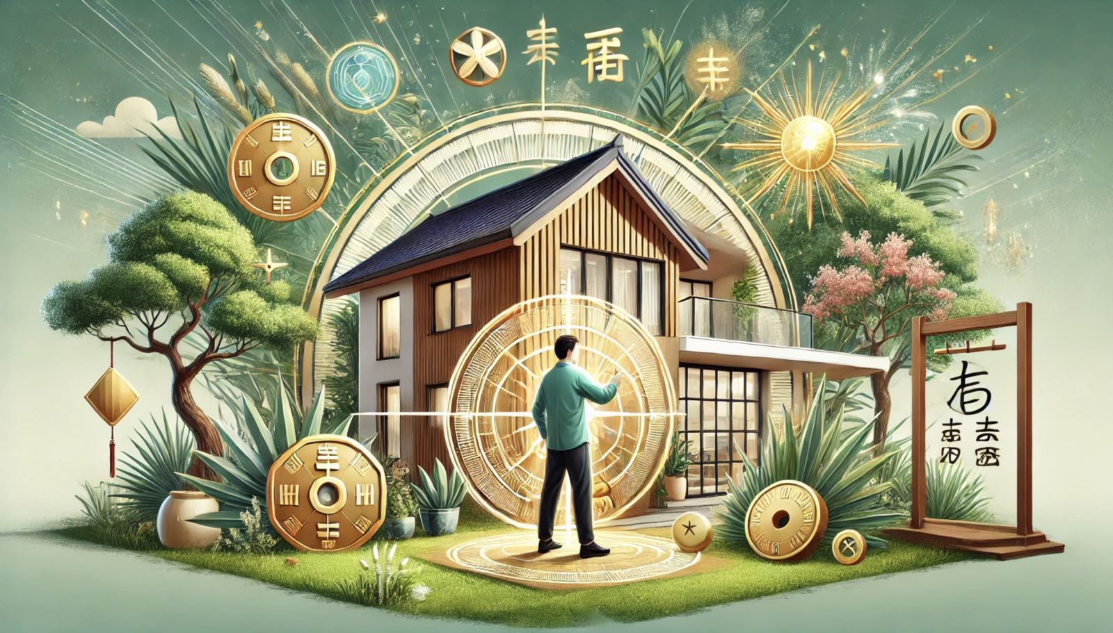 Hình ảnh minh hoạ người mệnh Mộc đang chọn hướng nhà