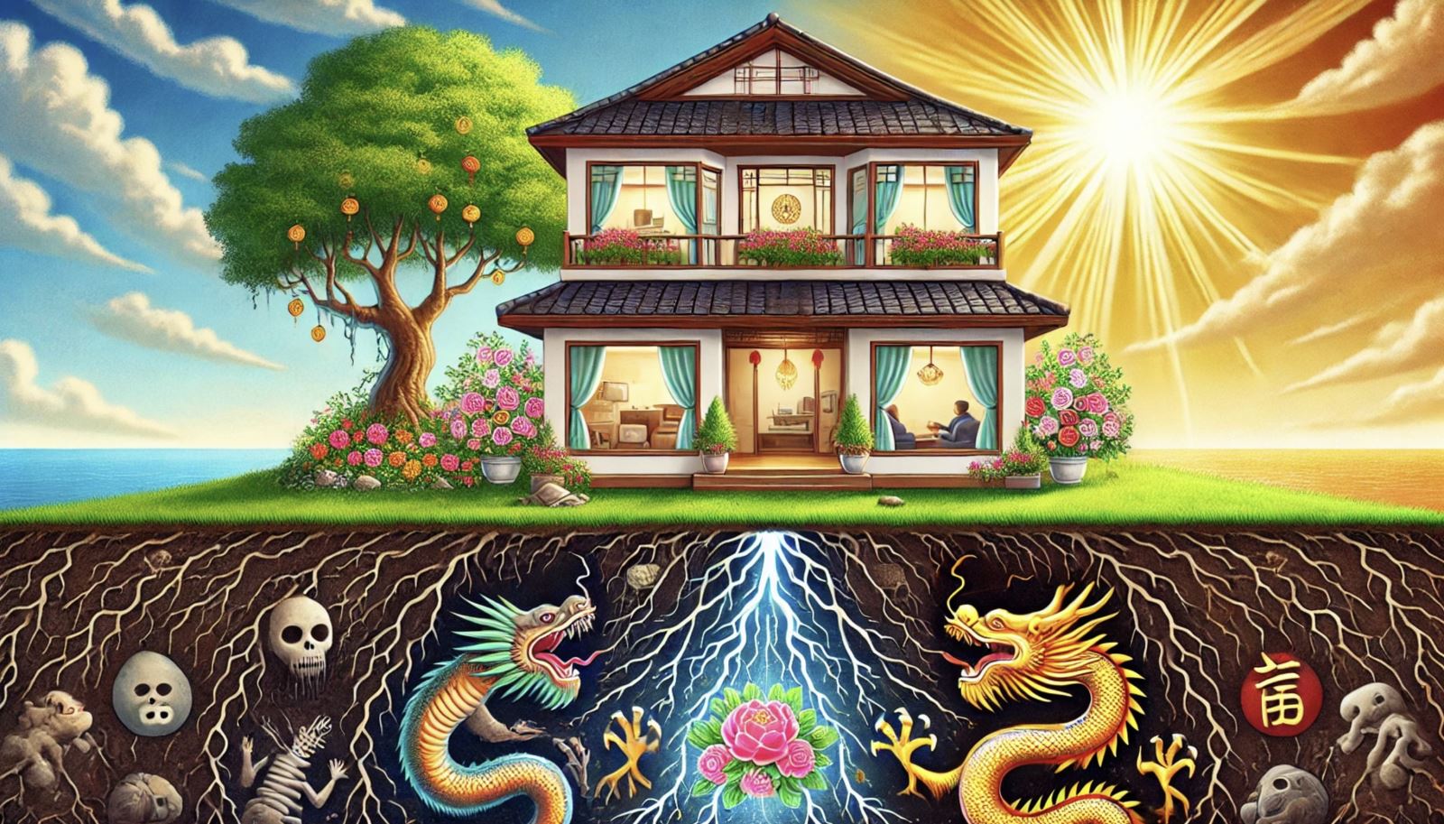 Ngôi nhà toạ hung hướng cát