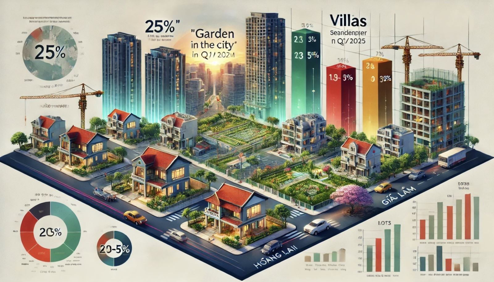 Hình ảnh minh hoạ phân tích thị trường 4 phân khúc thị trường BDS Hà Nội